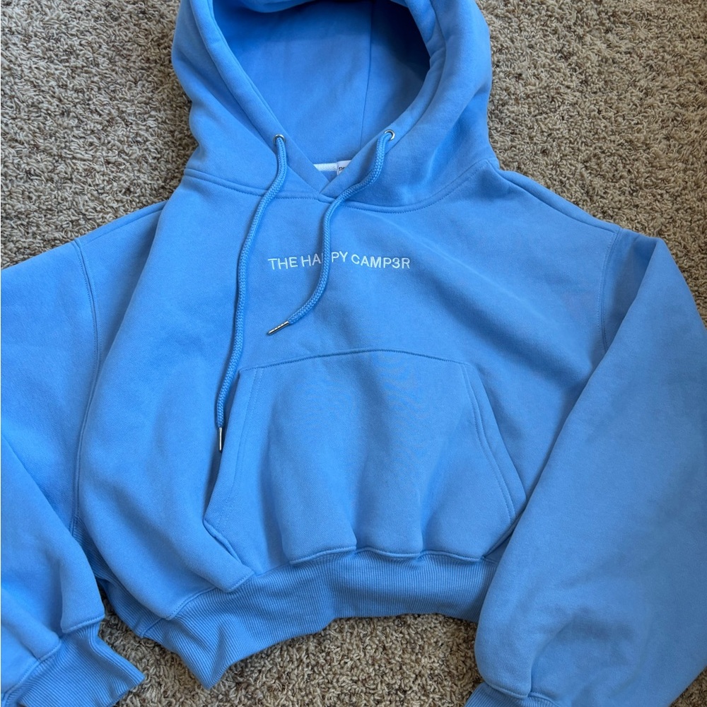 Blue Hoodie with Front Pocket